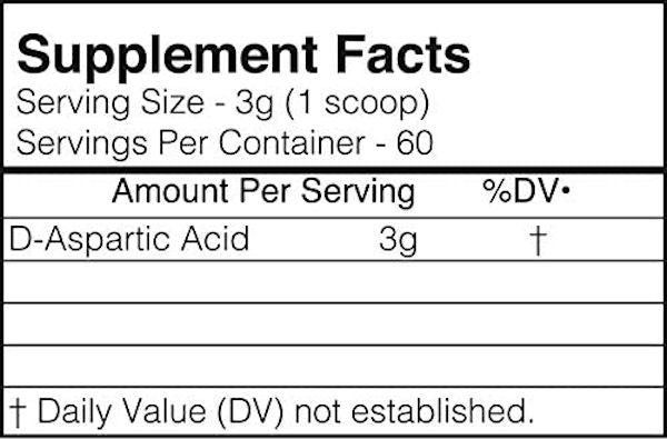 BlackMarket Labs D-Aspartic Acid Raw