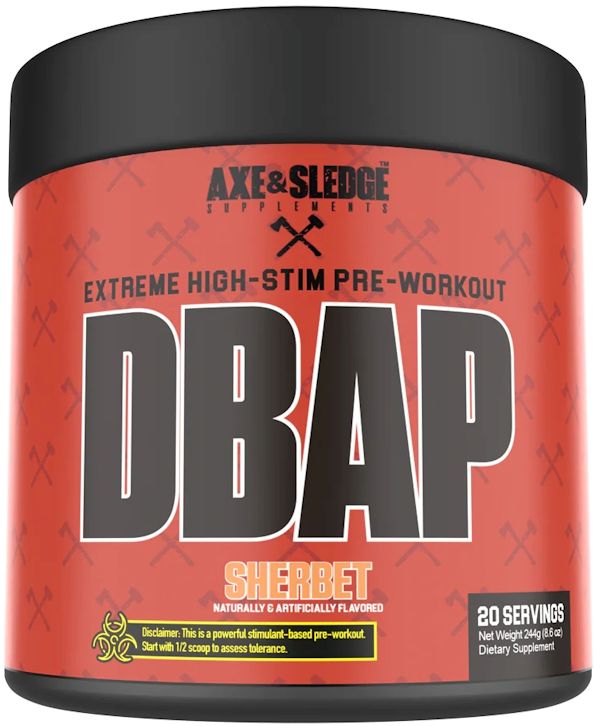 Axe & Sledge DBAP High Stim Preworkout pumps