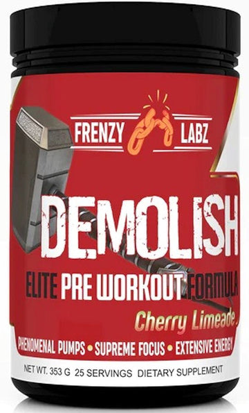 Frenzy Labz Demolish High Stim Pre-Workout|Pre-Workout|Bodyandfitness.com