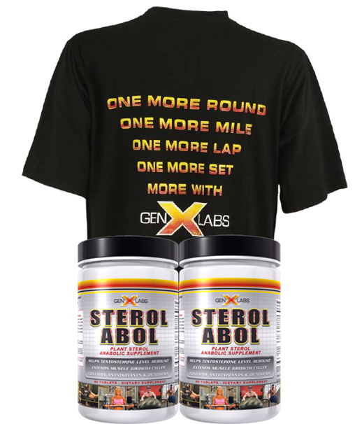 GenXLabs SterolABOL Test Booster With Free T-Shirt
