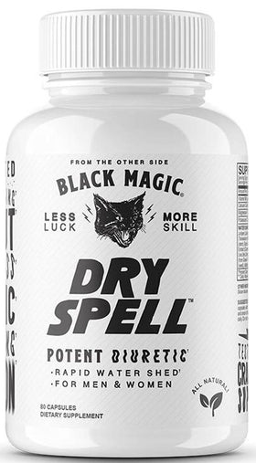 Black Magic Supply Dry Spell Potent Diuretic 80 Capsules|Diuretics|Bodyandfitness.com