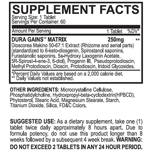 Black Magic Dura Gains facts