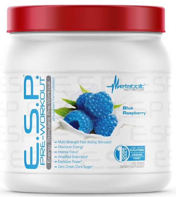 Metabolic Nutrition E.S.P Pre-Workout raspberry