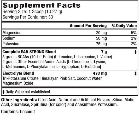 MHP EAA Strong 30 servings|BCAAs|Bodyandfitness.com