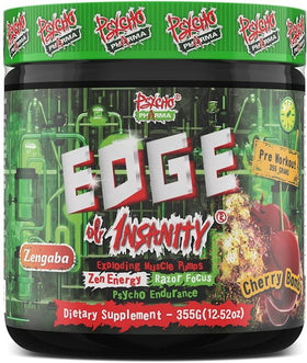 Psycho Pharma Edge of Insanity 25 serving|Pre-Workout|Bodyandfitness.com