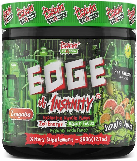 Psycho Pharma Edge of Insanity 25 serving|Pre-Workout|Bodyandfitness.com