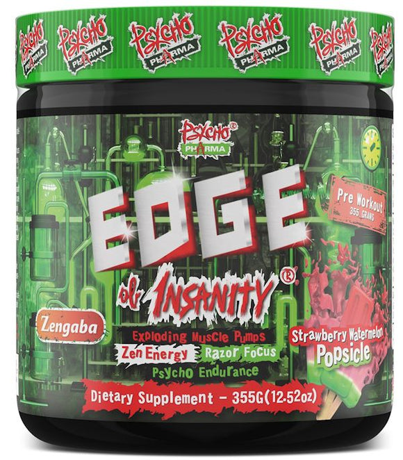 Psycho Pharma Edge of Insanity 25 serving|Pre-Workout|Bodyandfitness.com