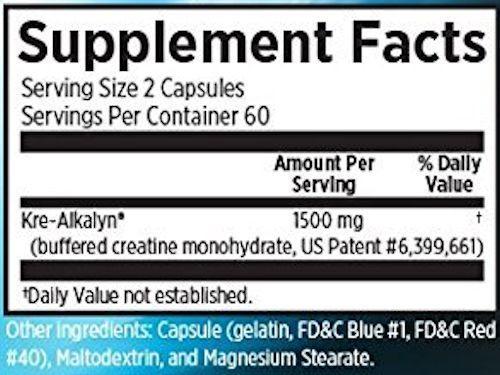 EFX Sports Kre-Alkalyn 120 caps|Creatine|Bodyandfitness.com