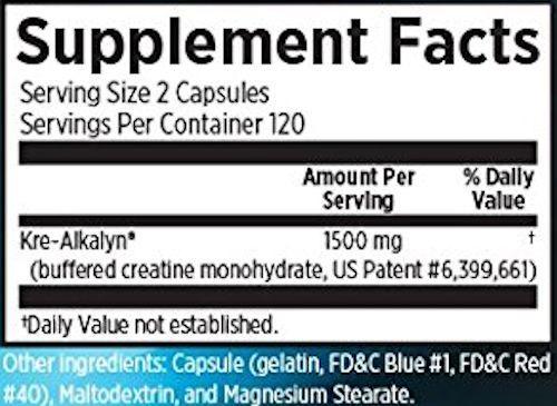 EFX Sports Kre-Alkalyn | Body and Fitness 240 fact