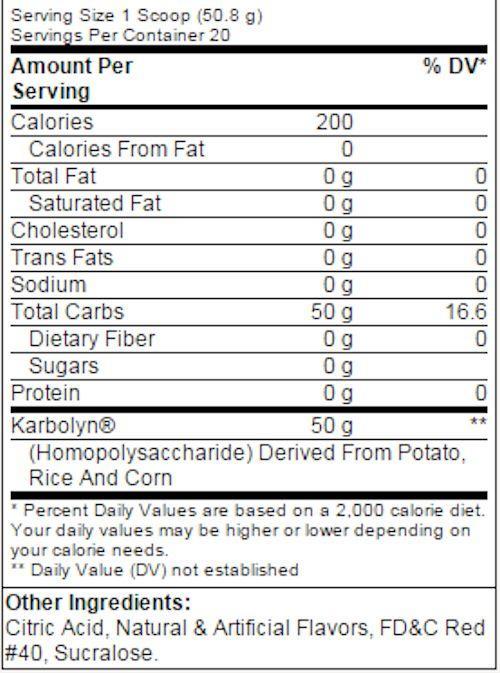 EFX Sports Karbolyn Fuel 2.2lbs|Pre-Workout|Bodyandfitness.com