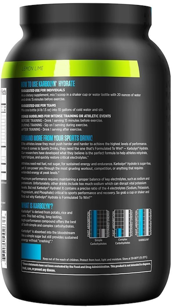 EFX Sports Karbolyn Hydrate | Body and Fitness side