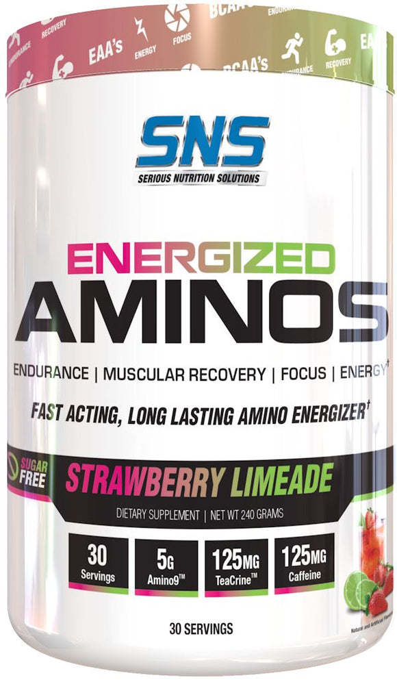 Serious Nutrition Solutions SNS Energized Aminos|BCAA|Bodyandfitness.com