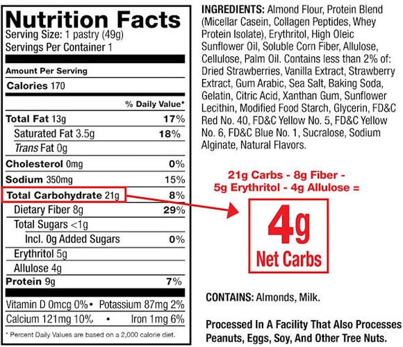 Legendary Foods Tasty Pastry Toaster Pastries (1.7oz 10 Pack)|Health Food|Bodyandfitness.com