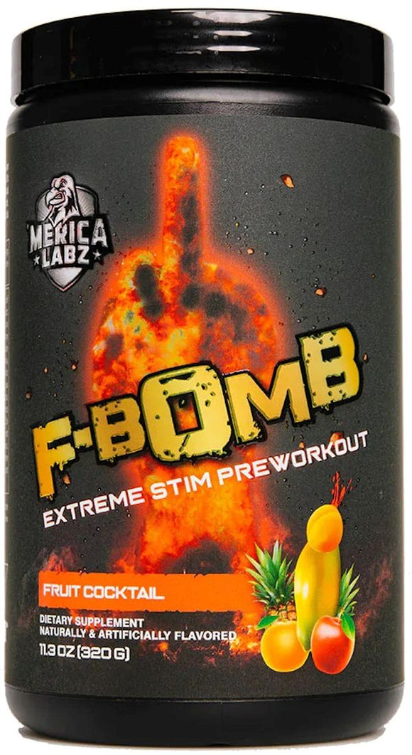 Merica Labz F-Bomb 20 serving|Pre Workout|Bodyandfitness.com
