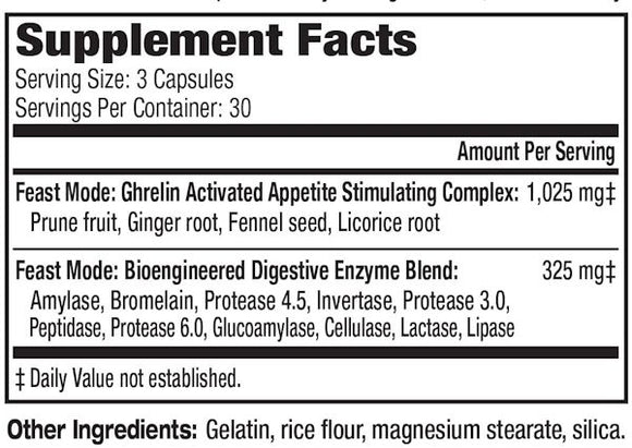 MuscleMeds Feast Mode 90 capsules|Muscle Growth|Bodyandfitness.com