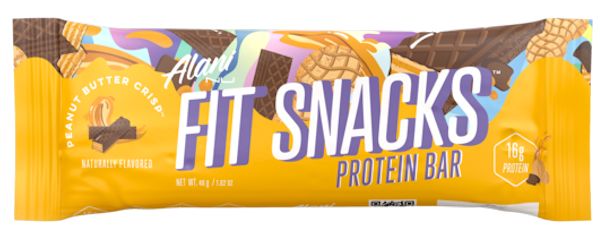 Alani Nu Fit Snacks Protein Bars Peanut Butter Crisp