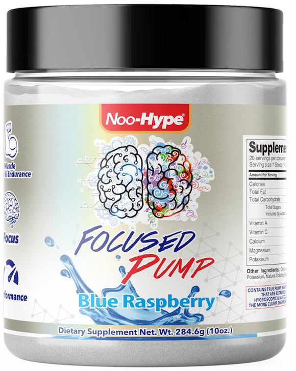 Noo-Hype Focused Pump Pre-Workout Stim Free|Muscle Pump|Bodyandfitness.com