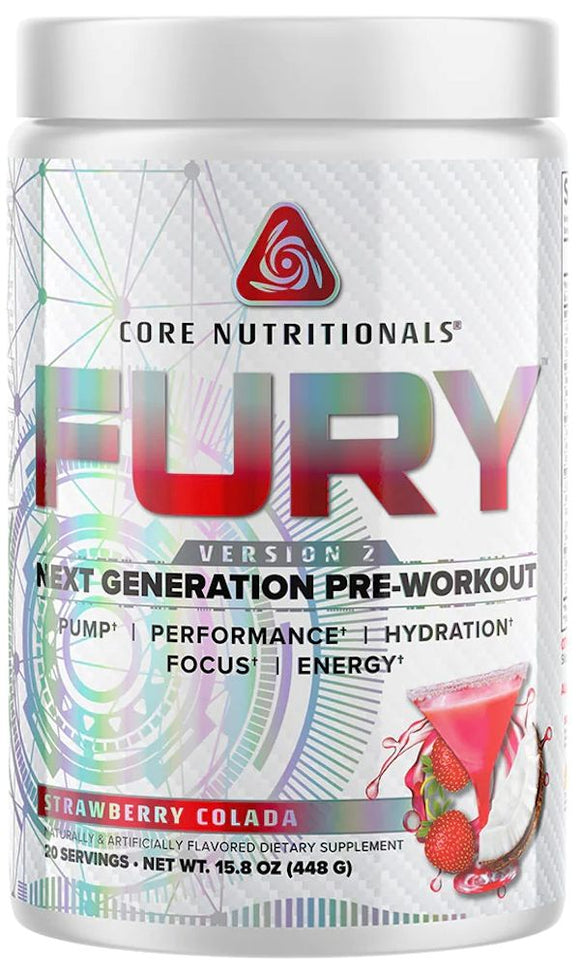 Core Nutritionals Fury V2 Pre-Workout|Creatine|Bodyandfitness.com