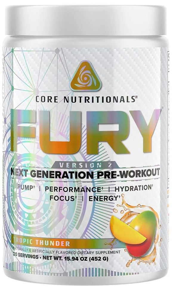 Core Nutritionals Fury V2 Pre-Workout|Creatine|Bodyandfitness.com