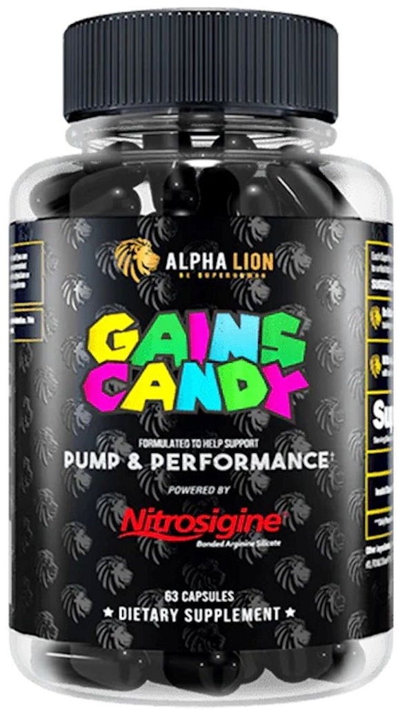 Alpha Lion Gains Candy Nitrosigine Pump & Performance|Muscle Pump|Bodyandfitness.com