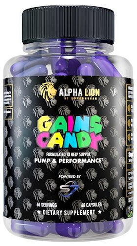 Alpha Lion Gain Candy S7 Bigger Pumps 60 Capsules|Muscle Pump|Bodyandfitness.com