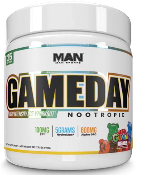 Man Sports Game Day Focus|Pre-Workout|Bodyandfitness.com