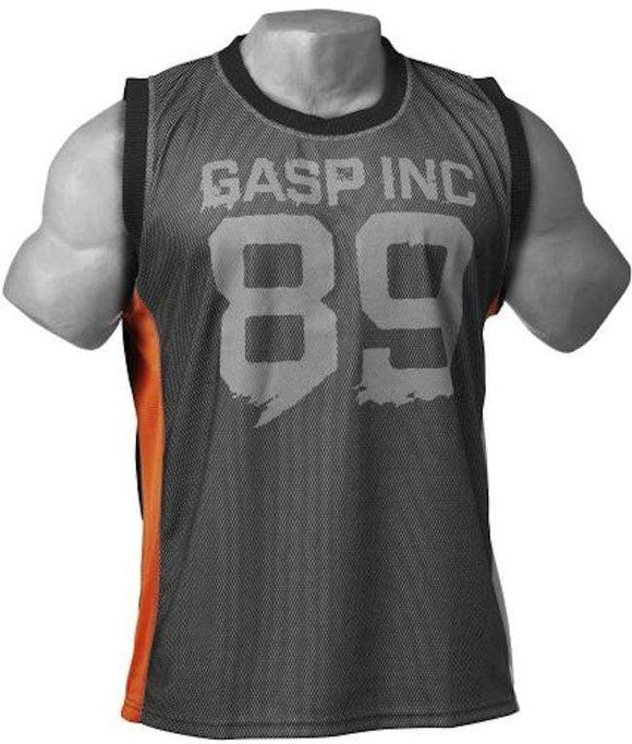 GASP NO1 MESH TANK Black/Flame||Bodyandfitness.com