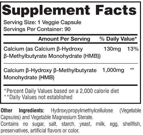 Gaspari Nutrition HMB Muscle Health 90 caps.|HMB|Bodyandfitness.com