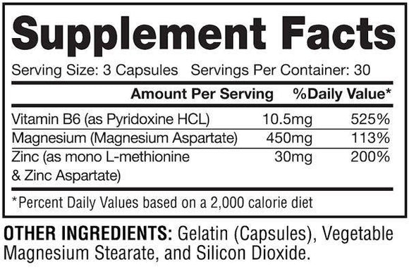 Gaspari Nutrition ZM Complex 90 caps.|Test Booster|Bodyandfitness.com