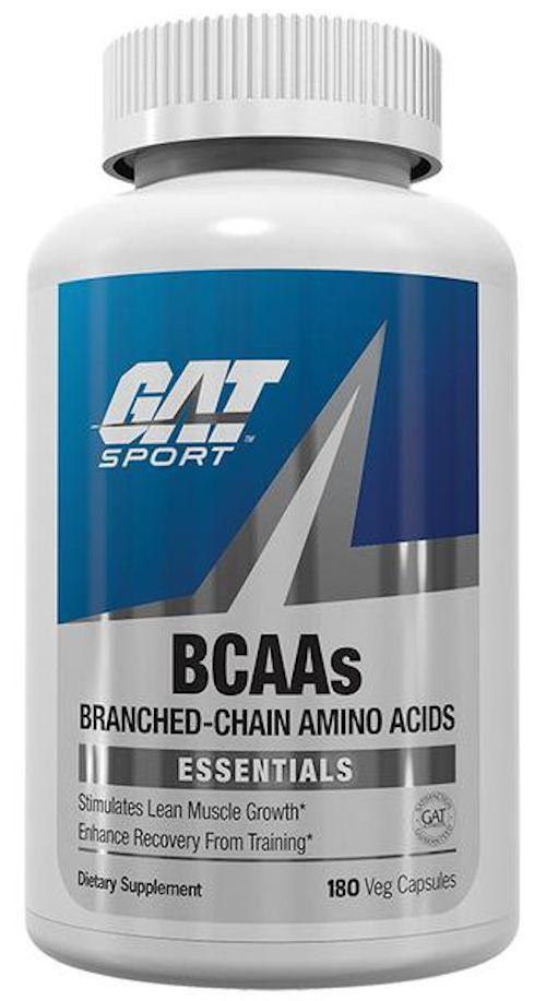 GAT Sport BCAAs 180 Veg Caps|BCAA|Bodyandfitness.com