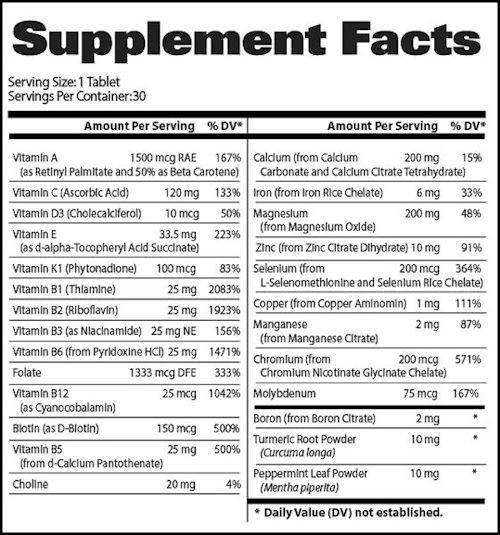 GAT Sport Women's Multi Vitamin 30 Tabs|Multi Vitamin|Bodyandfitness.com