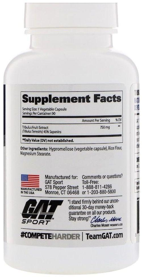 GAT Sport Tribulus Men's Performance Enhancer|Test Booster|Bodyandfitness.com
