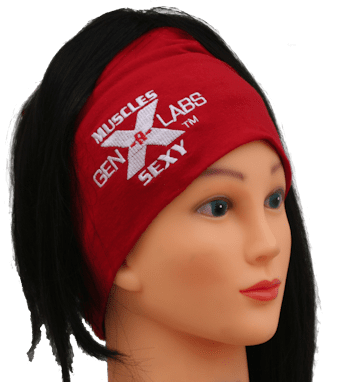 GenXLabs Muscle-R-Sexy Workout Cotton Hair Beanie full