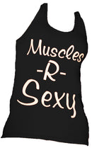 GenXlabs Women Cotton T-Back Tank Muscle-R-Sexy|Women's Clothing|Bodyandfitness.com