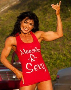 GenXlabs Muscle-R-Sexy Women Cotton T-Back Tank andrea