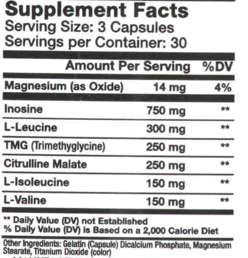 GenXLabs Pre-Power Pre-Workout Capsules|Citrulline|Bodyandfitness.com