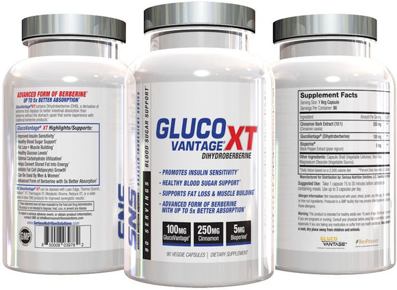 Serious Nutrition Solutions SNS GlucoVantage XT|Sugar Control|Bodyandfitness.com