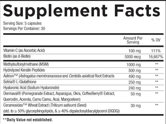 Core Nutritionals Lifeline Hair, Skin, Nails|Hair Vitamins|Bodyandfitness.com