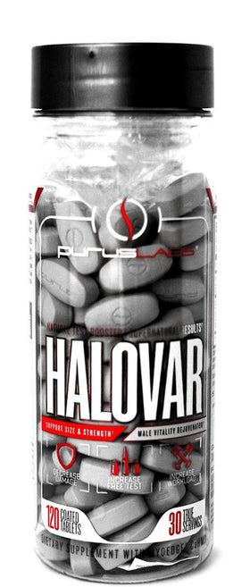 Purus Labs Halovar Test Booster 120 Tablets|Test Booster|Bodyandfitness.com