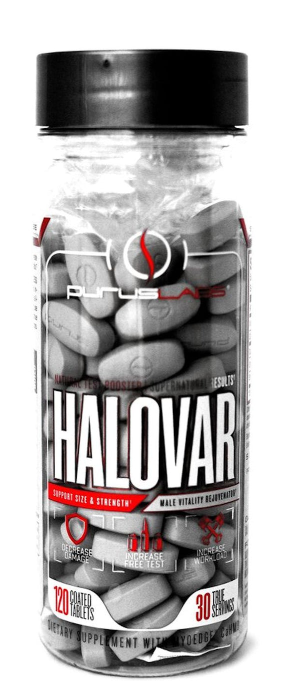 Purus Labs Halovar Test Booster 120 Tablets|Test Booster|Bodyandfitness.com