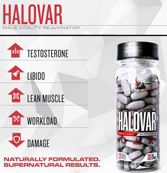 Purus Labs Halovar Test Booster 120 Tablets|Test Booster|Bodyandfitness.com