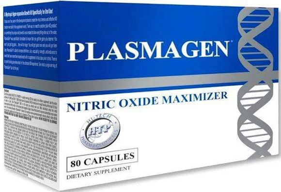 Hi-Tech Pharmaceuticals Plasmagen 80 Capsules|Muscle Pumps|Bodyandfitness.com