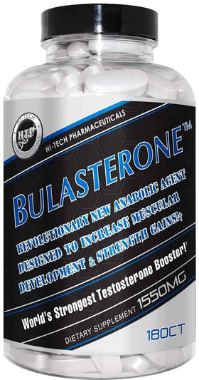 Hi-Tech Pharmaceuticals Bulasterone 180 ct|Test Booster|Bodyandfitness.com