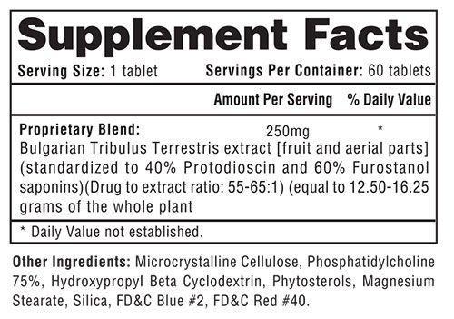 Hi-Tech Pharmaceuticals Tribesterone 60 Tabs|Test Booster|Bodyandfitness.com