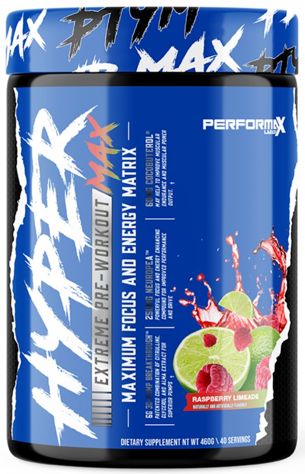 Performax Labs Hypermax Extreme pre-workout muscle pumps