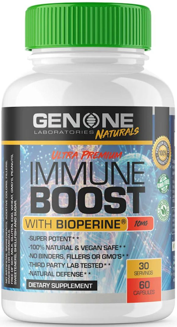 GenOne Labs Ultra Premium Immune Boost 60 caps||Bodyandfitness.com