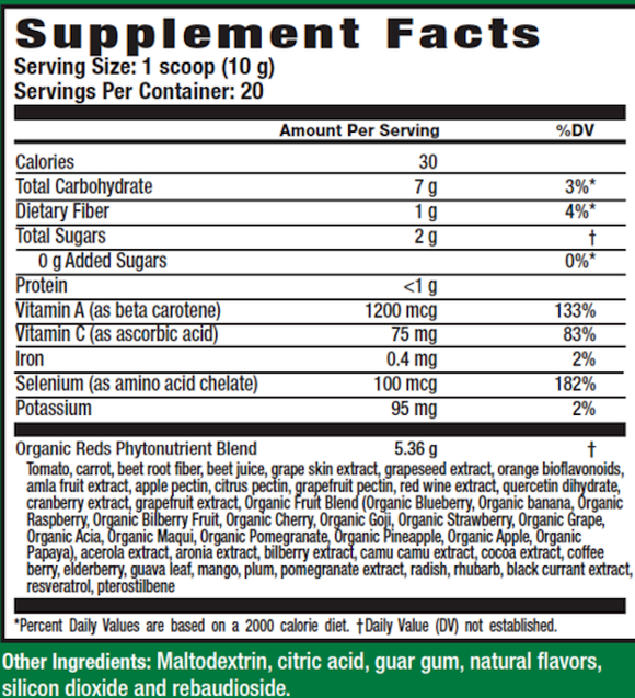 MHP Fit & Lean Immune Reds|Greens - Superfoods|Bodyandfitness.com