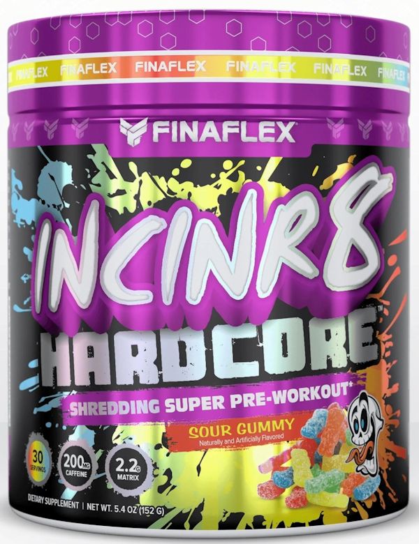 FinaFlex INCINR8 HARDCORE pre-workout finaflex fat burner