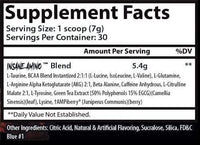 Insane Labz Insane Amino Hellboy with Caffeine fact