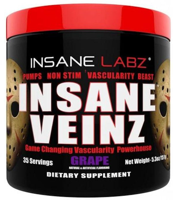 Insane Labz Insane Veinz Pre-Workout|Muscle Pumps|Bodyandfitness.com